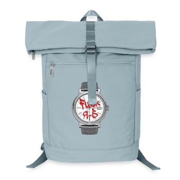 Fuck 9 to 5 Uhr Statement Arbeit nervt - Laptop-Rucksack  - Eisblau - Vorne