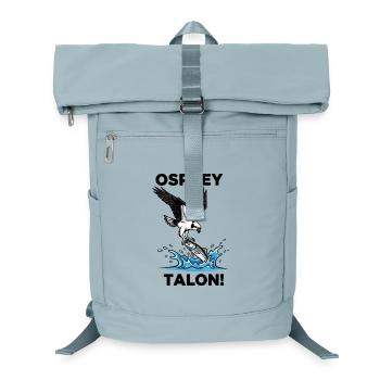 Fischadler-See-Fersen-Schwarzer Fischadler - Laptop-Rucksack  - Eisblau - Vorne