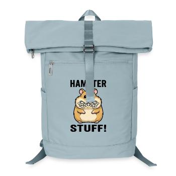 Hamster Stuff Samenwangen Nagetier - Laptop-Rucksack  - Eisblau - Vorne