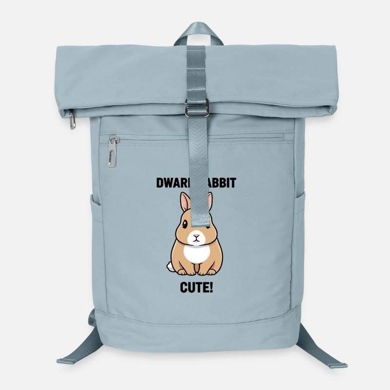 Dwarf Rabbit Dwarf Cute Rabbit Fetish Laptop Backpack