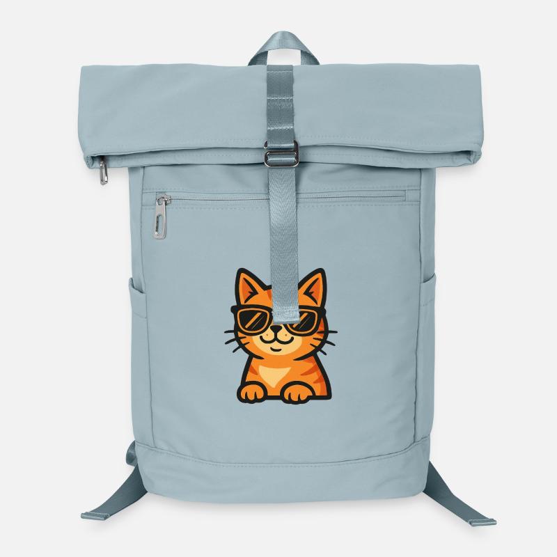 Katze mit Sonnenbrille Laptop-Rucksack 