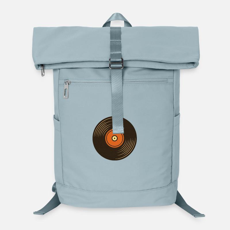 Conception rétro de la platine vinyle Sac à dos ordinateur