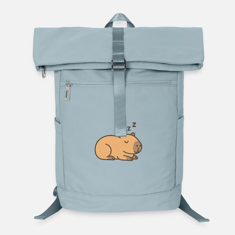 Schlafendes Wasserschwein Laptop-Rucksack 