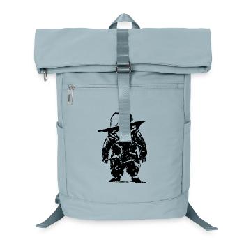 Gärtner im Regen - Laptop-Rucksack  - Eisblau - Vorne
