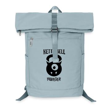 Monstre Kettlebell. Si vous aimez l’entraînement. - Sac à dos ordinateur - bleu glacier - Devant