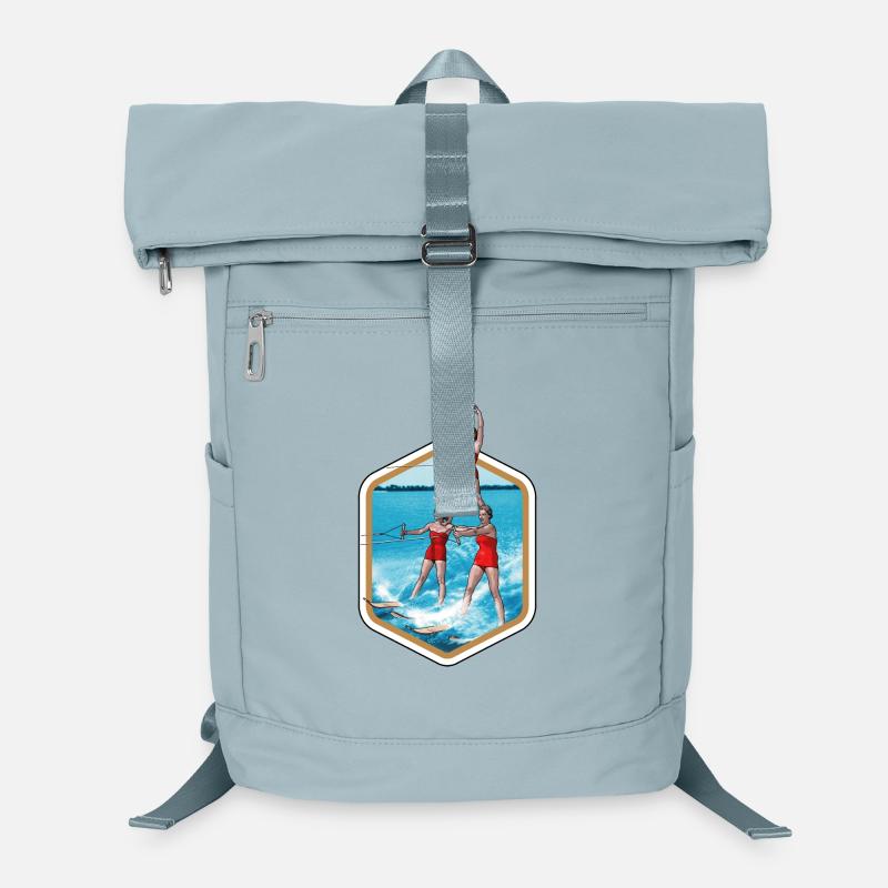 Water skiing and acrobatics Laptop Backpack