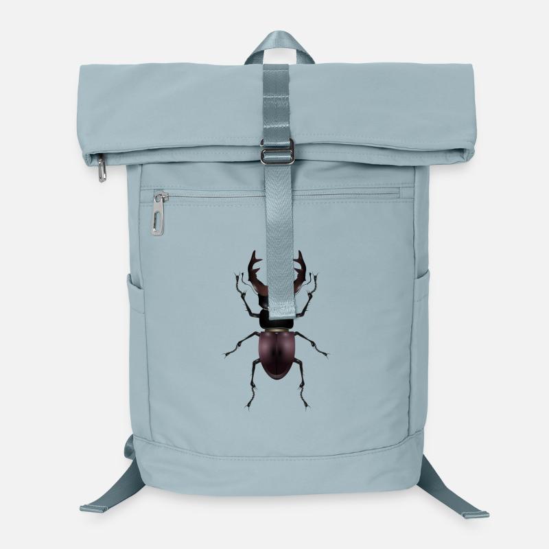 prächtiger Hirschkäfer von Hand gezeichnet Laptop-Rucksack 