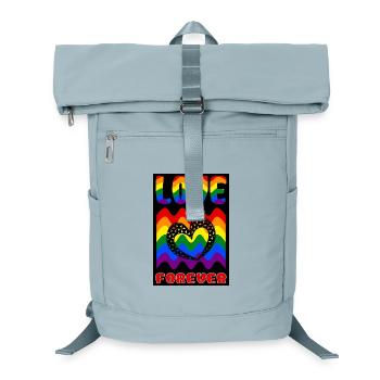 PrideDesignContest2024 - Laptop-Rucksack  - Eisblau - Vorne
