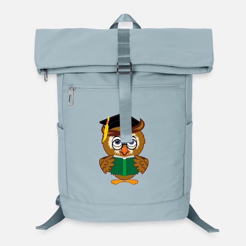 Leseeule mit Smart Book Laptop-Rucksack 