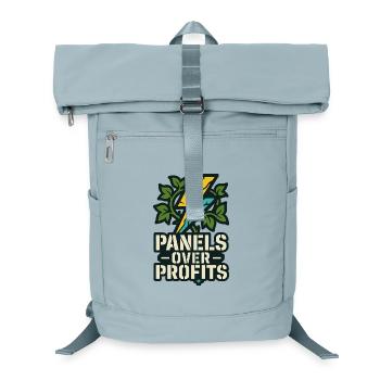 Panels Over Profits - Laptop-Rucksack  - Eisblau - Vorne