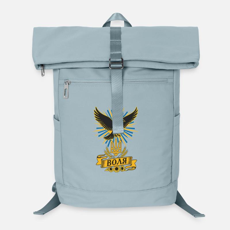 Corbeau de la liberté avec trident Sac à dos ordinateur