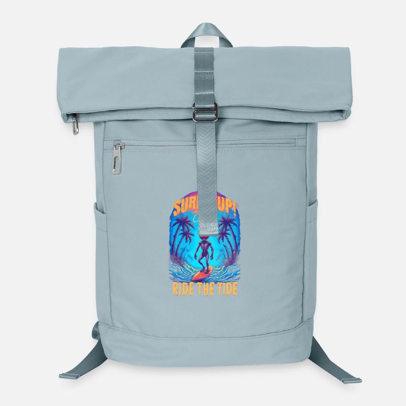 Außerirdischer Surfer Laptop-Rucksack 
