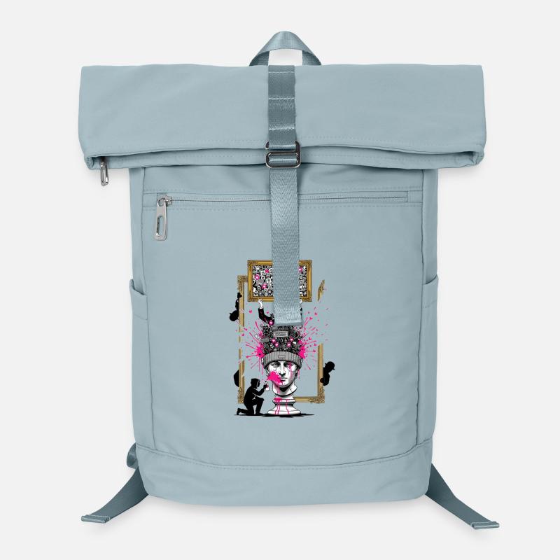 PopCollage Head Sculpture Laptop Backpack