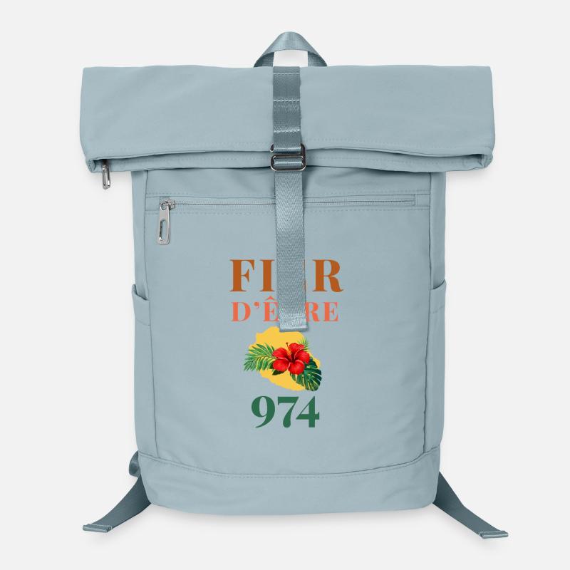 Fier d'être 974 Réunion Sac à dos ordinateur
