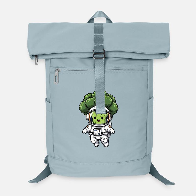 Brocoli astronaute dans l’espace Légumes du vaisseau spatial Sac à dos ordinateur