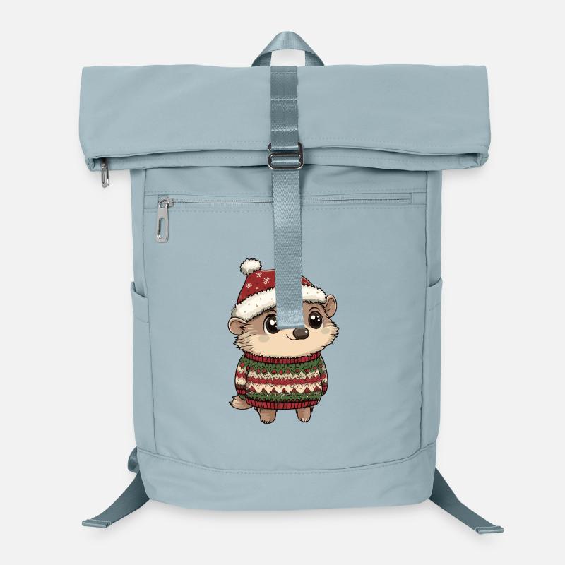Igel Weihnachten Laptop-Rucksack 