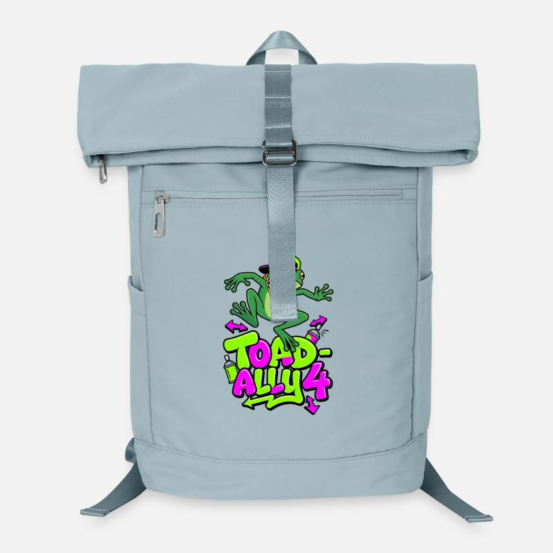 Toad-Ally 4 Coole Kröte Laptop-Rucksack 