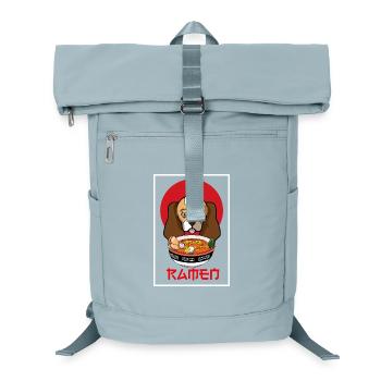 Cavalier King Charles Spaniel Ramen Japanese Dog - Laptop Backpack - ice blue - Front