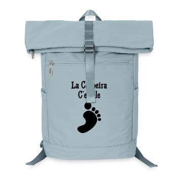 Capoeira ist der Fuß - Laptop-Rucksack  - Eisblau - Vorne