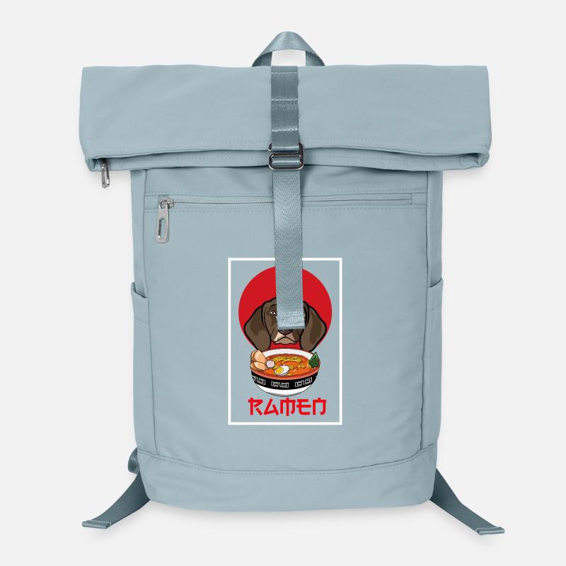 Deutsche Kurzhaarige Pointer-Ramen-Hund Japanische Kunst Laptop-Rucksack 