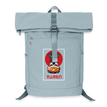 Zwergschnauzer-Ramen Japanischer Kunsthund Geschenk - Laptop-Rucksack  - Eisblau - Vorne