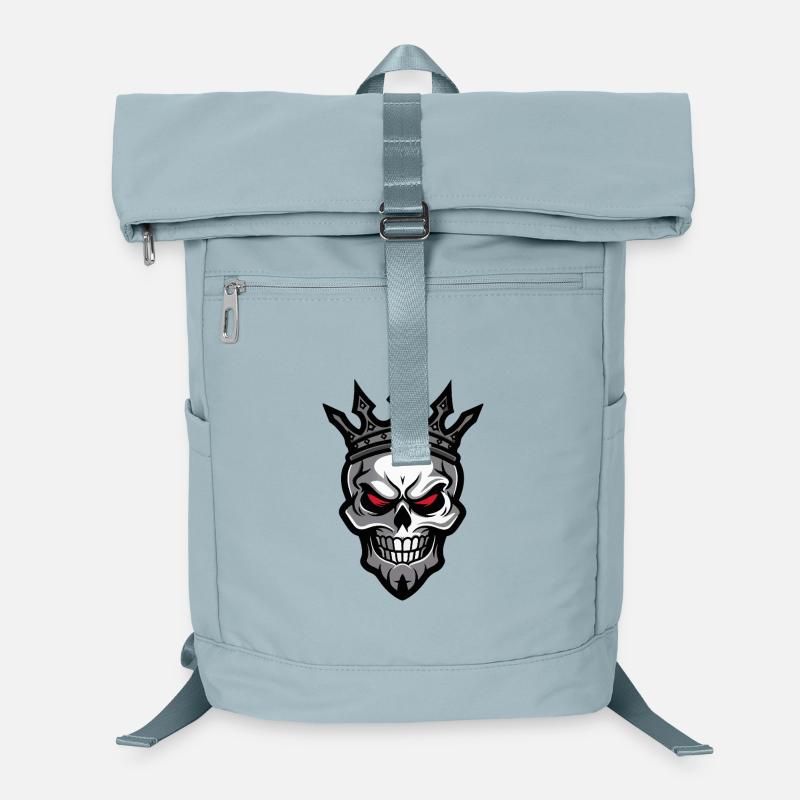 Roi Squelette Couronne de Crâne Sac à dos ordinateur