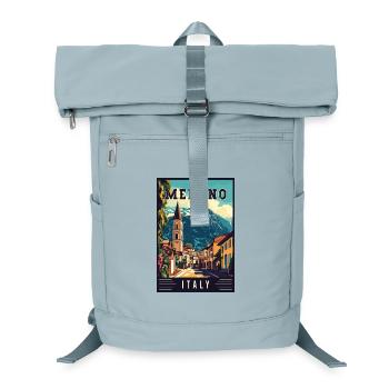 Entdecken Sie das atemberaubende Merano in Italien - Laptop-Rucksack  - Eisblau - Vorne