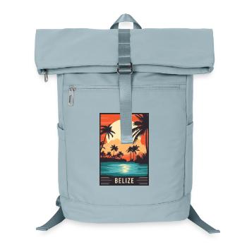 Découvrez le paradis tropical du Belize - Sac à dos ordinateur - bleu glacier - Devant