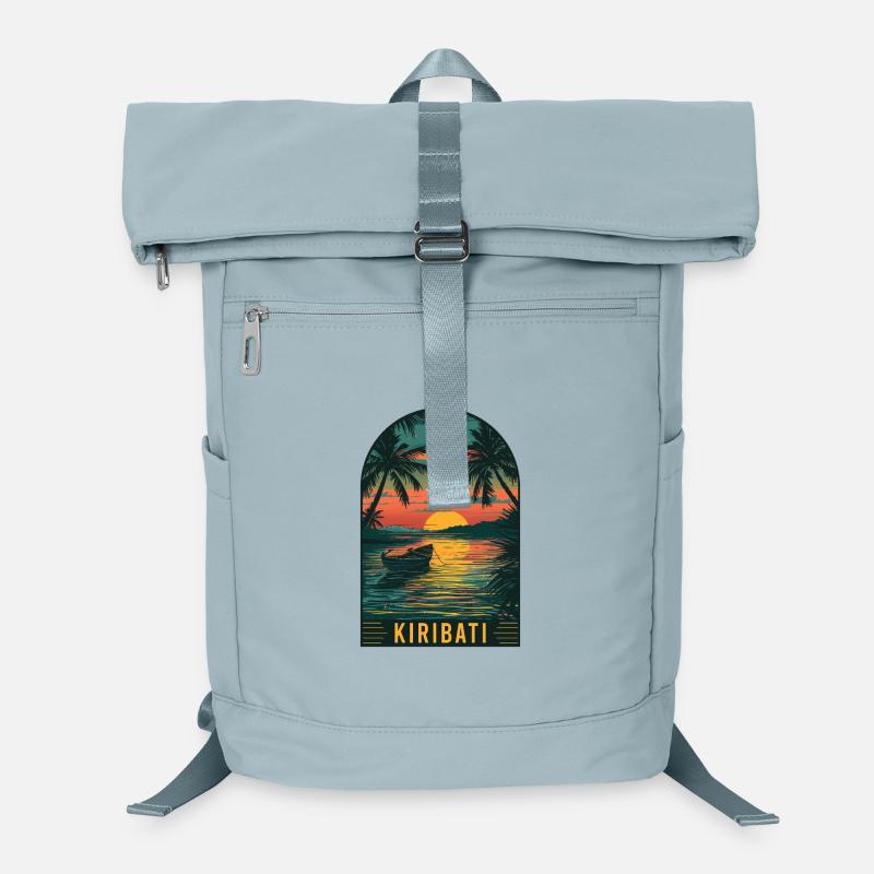 Entdecken Sie das tropische Inselparadies Kiribati Laptop-Rucksack 