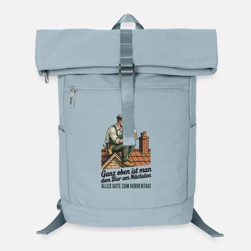 Dachdecker Papa Herrentag Vatertag Bier Geschenk Laptop-Rucksack 