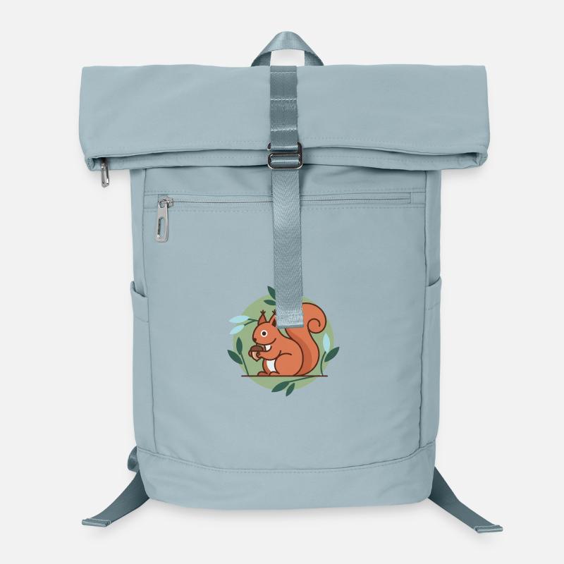 Écureuil - Sac à dos ordinateur - bleu glacier