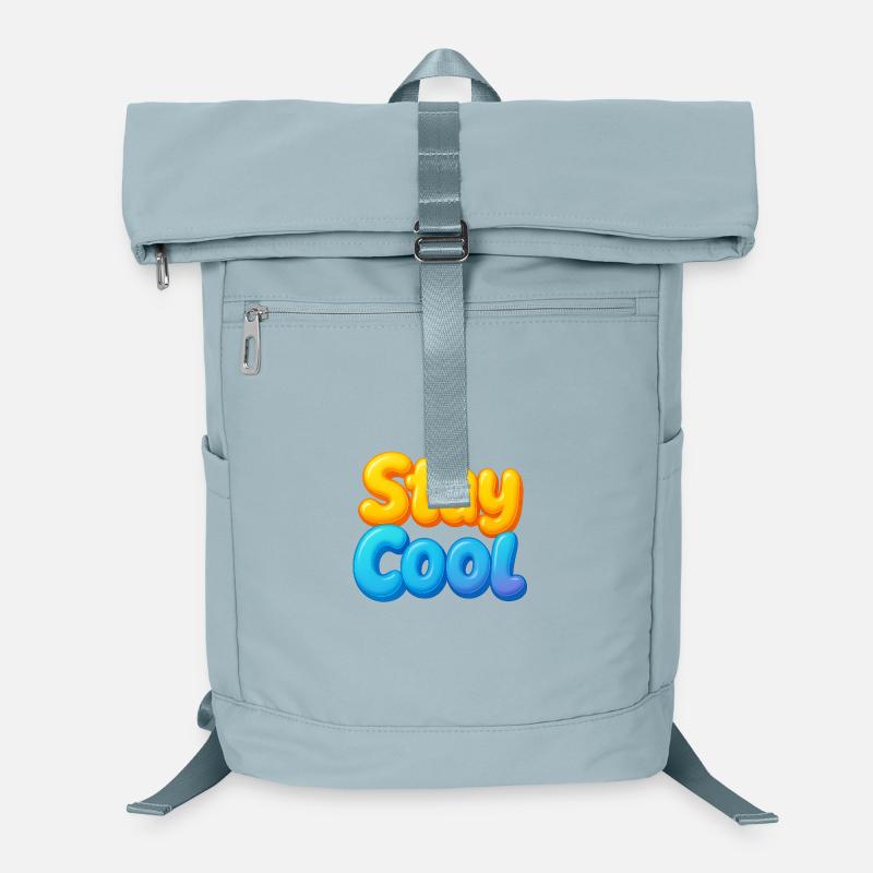 Colorful Clouds Saying Design Laptop Backpack