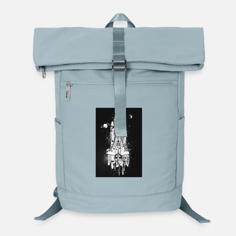 Navette spatiale imaginative dans le style graffiti Sac à dos ordinateur
