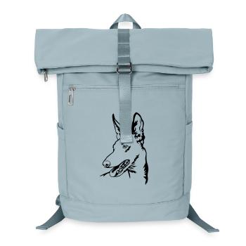 Podenco head - Laptop Backpack - ice blue - Front