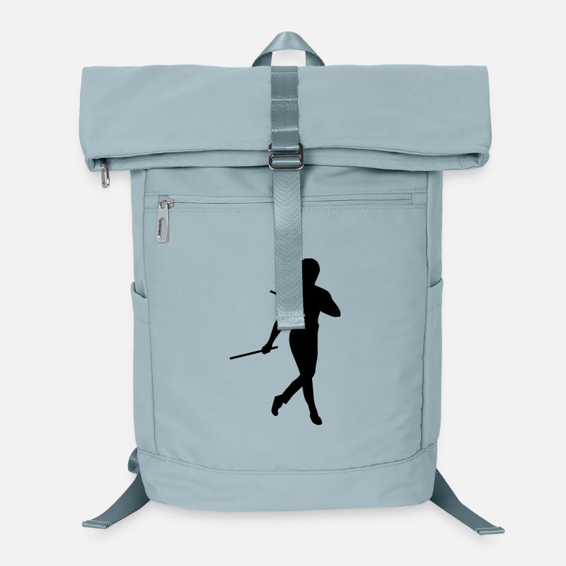 Bruce Lee Kung Fu Escrima Schattenfigur Laptop-Rucksack 
