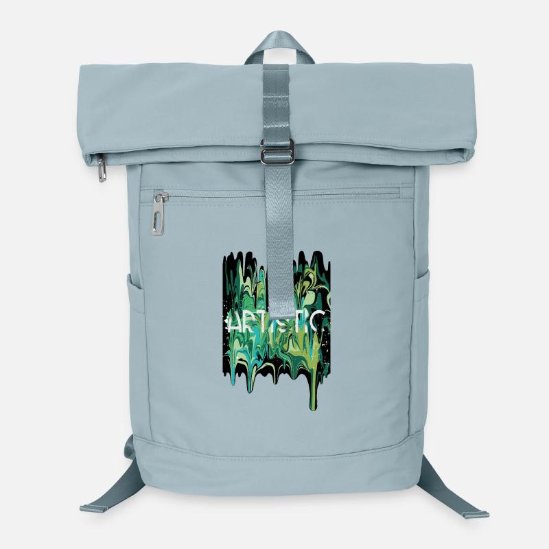 Artistic art coulure - Laptop Backpack - ice blue