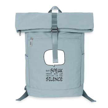 Don't Speak - Laptop Backpack - ice blue - Front