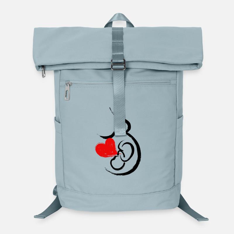 Bébé Ventre Coeur Bébé Grossesse Grossesse Maman Sac à dos ordinateur