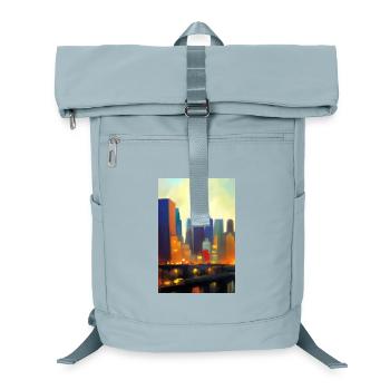 New York City Skyline - Laptop Backpack - ice blue - Front