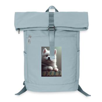 Hund - Laptop-Rucksack  - Eisblau - Vorne