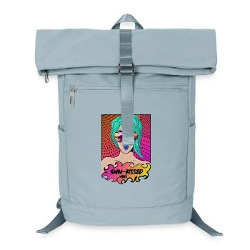 Sun-Kissed Vibes Pop Art Summer Design - Laptop Backpack - ice blue - Front