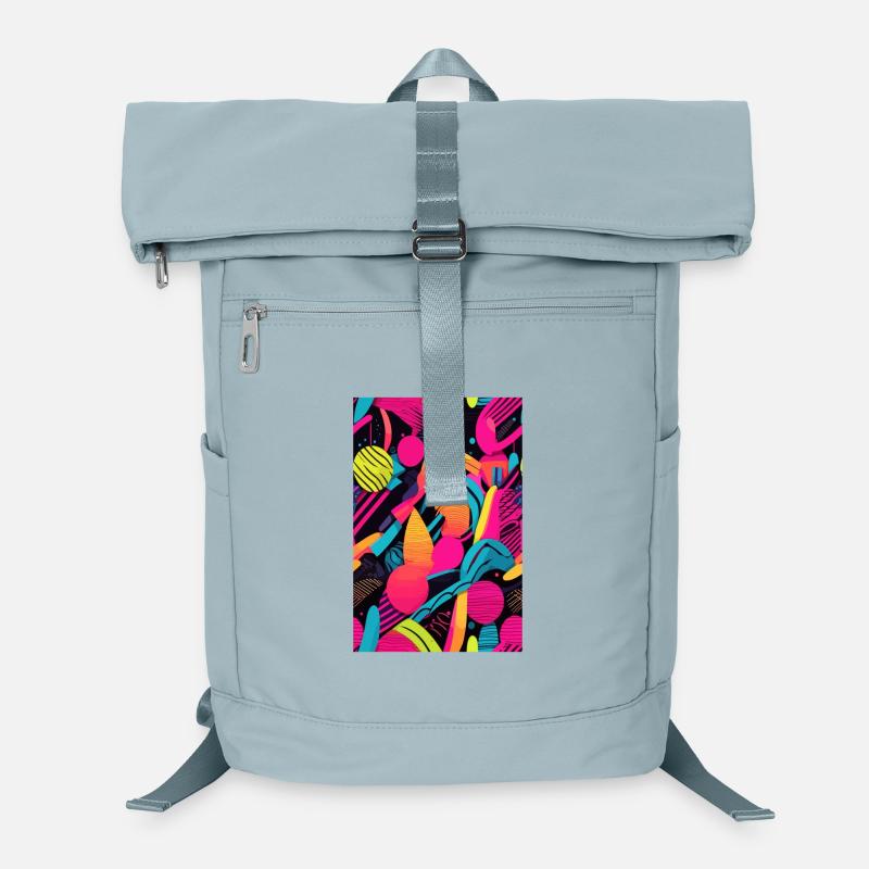 Modernes Abstraktes Muster Laptop-Rucksack 