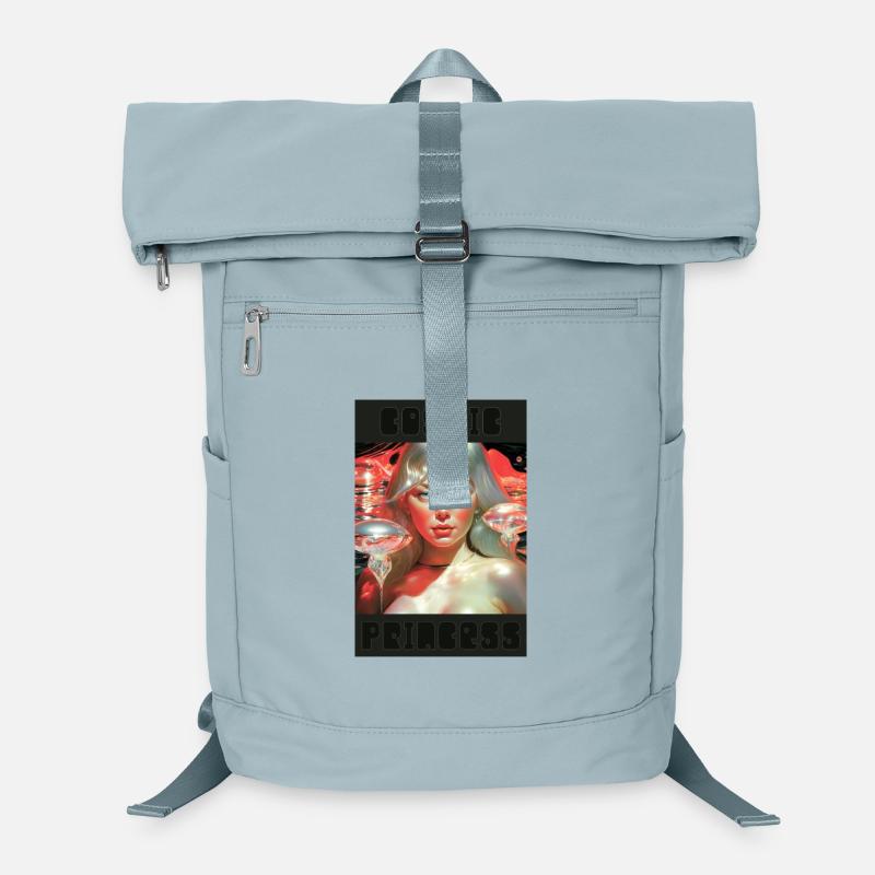 Neon-Kosmische Prinzessin Laptop-Rucksack 