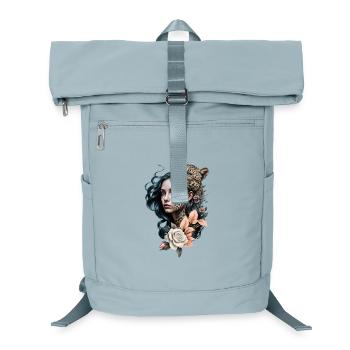 L’interaction entre le monde animal et l’humanité - Sac à dos ordinateur - bleu glacier - Devant