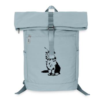 Maine Coon Katze - Laptop-Rucksack  - Eisblau - Vorne