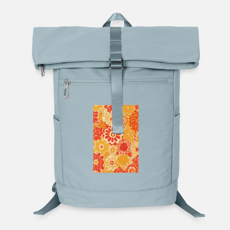 Vintage Floral Pattern Laptop Backpack