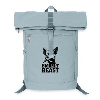 Smiling Beast - Laptop-Rucksack  - Eisblau - Vorne