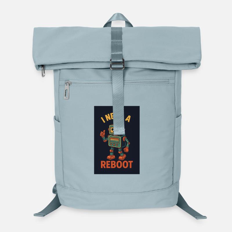 Reboot retro AI robot Laptop Backpack