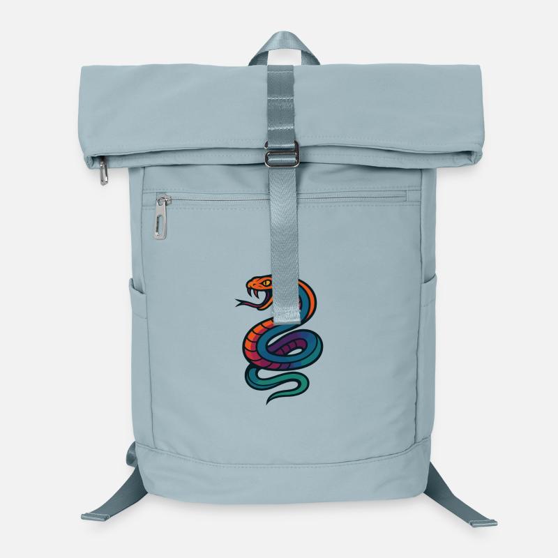 Bunte Schlange Laptop-Rucksack 