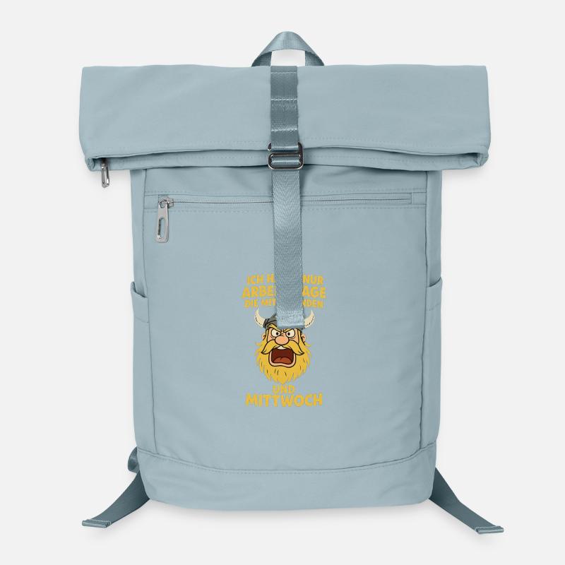 Ich hasse Arbeitstage...witziger Wikinger Laptop-Rucksack 